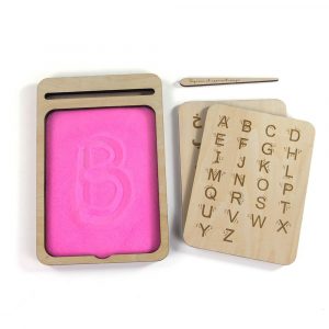Tablette Sensorielle en bois - Jouet éducatif Montessori pour Fille