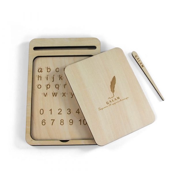 Tablette Sensorielle en bois - Jouet éducatif Montessori pour Fille – Image 4
