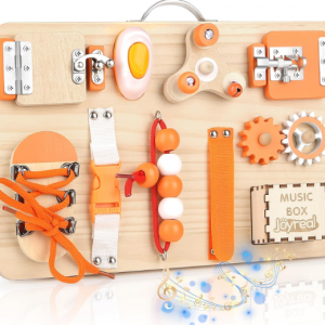 Busy Board Montessori - Parcours Motricité Bébé Planche Montessori Jeux Educatif Tableau Activités Jouet Enfant pour Garcon Fille