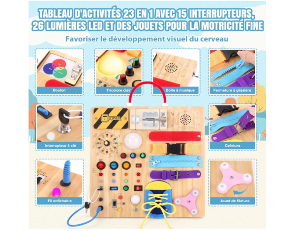 Busy Board Planche Sensorielle – Image 2