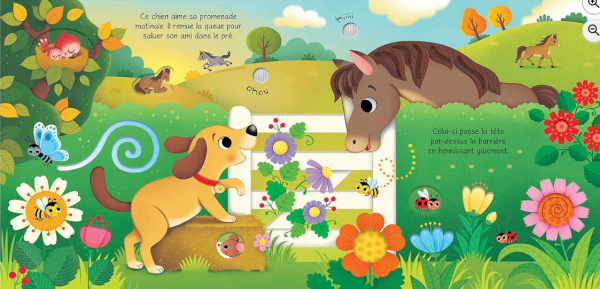 Mes animaux préférés - Mon livre sonore à toucher - Dès 1 an – Image 4